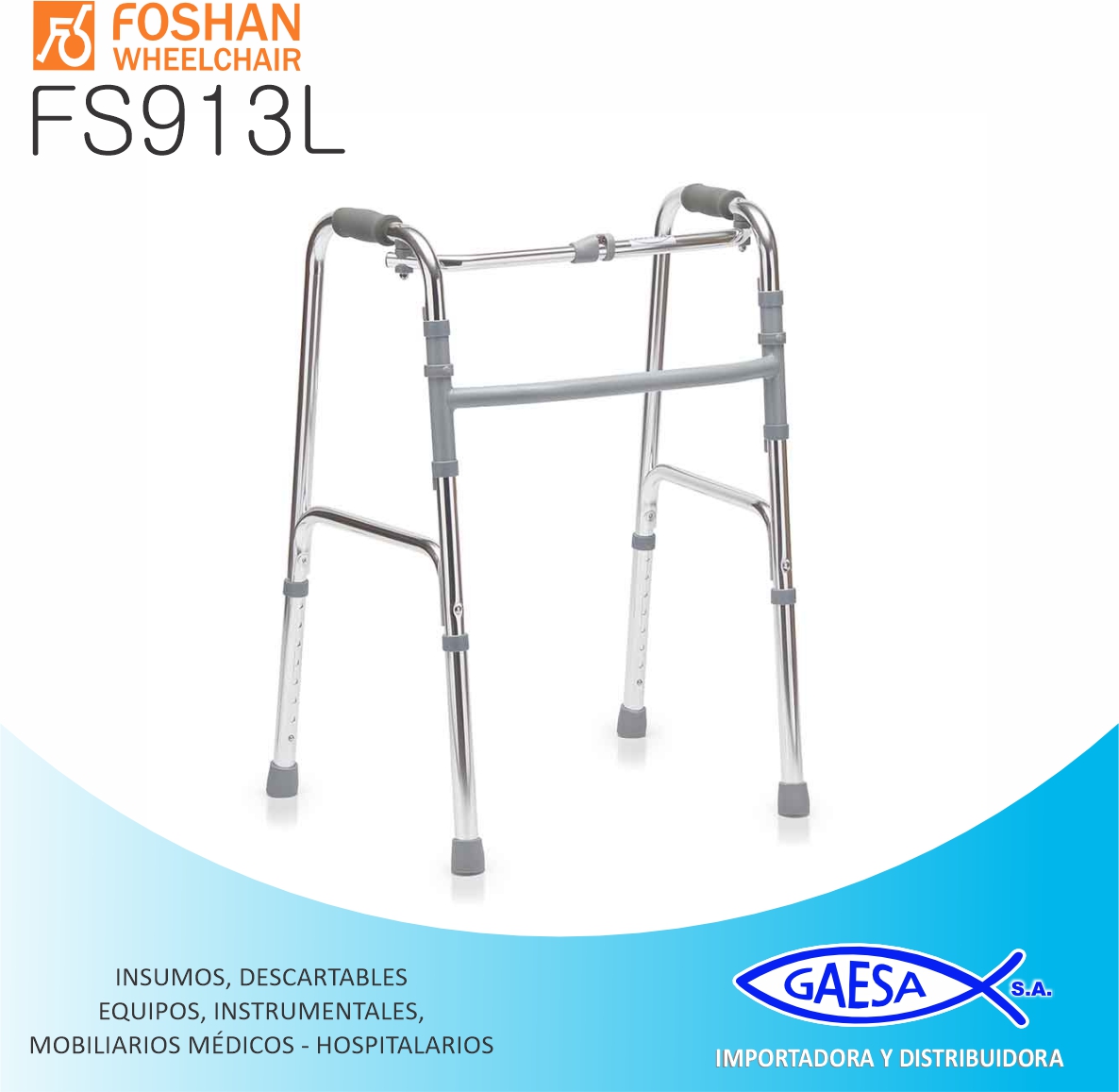 ANDADOR SIN RUEDAS MOD FS913L FOSHAN
