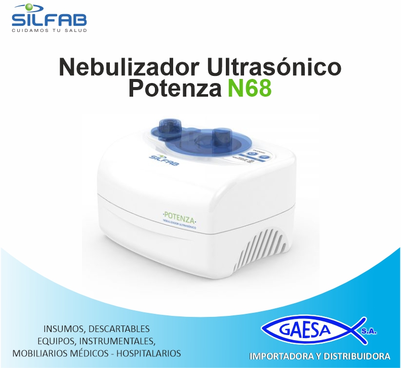 NEBULIZADOR ULTRASONICO MOD N68-A POTENZA SILFAB
