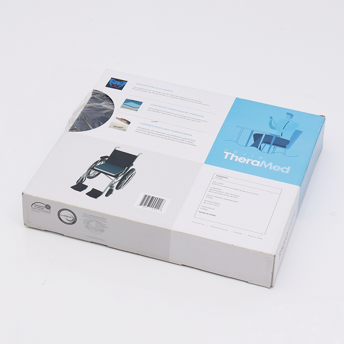 COJIN DE ESPUMA PARA SILLA DE RUEDAS MOD TM360 THERAMED THERAMART - Imagen 4