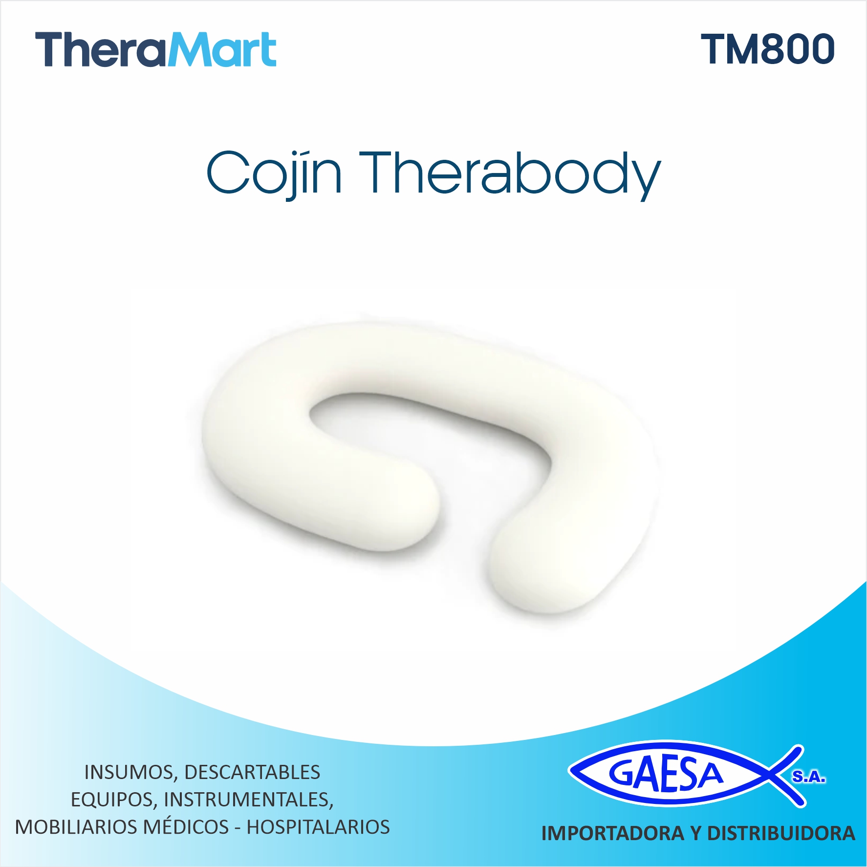 COJIN ANATOMICO PARA MATERNIDAD MOD TM800 THERABODY THERAMART