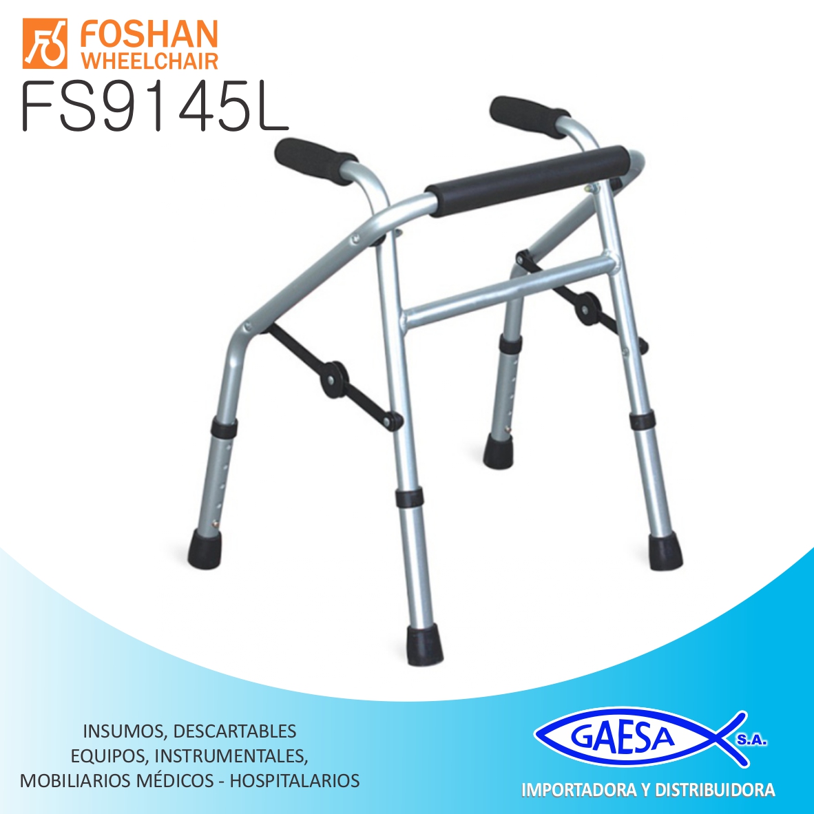 ANDADOR SIN RUEDAS PEDIATRICO MOD FS9145L FOSHAN