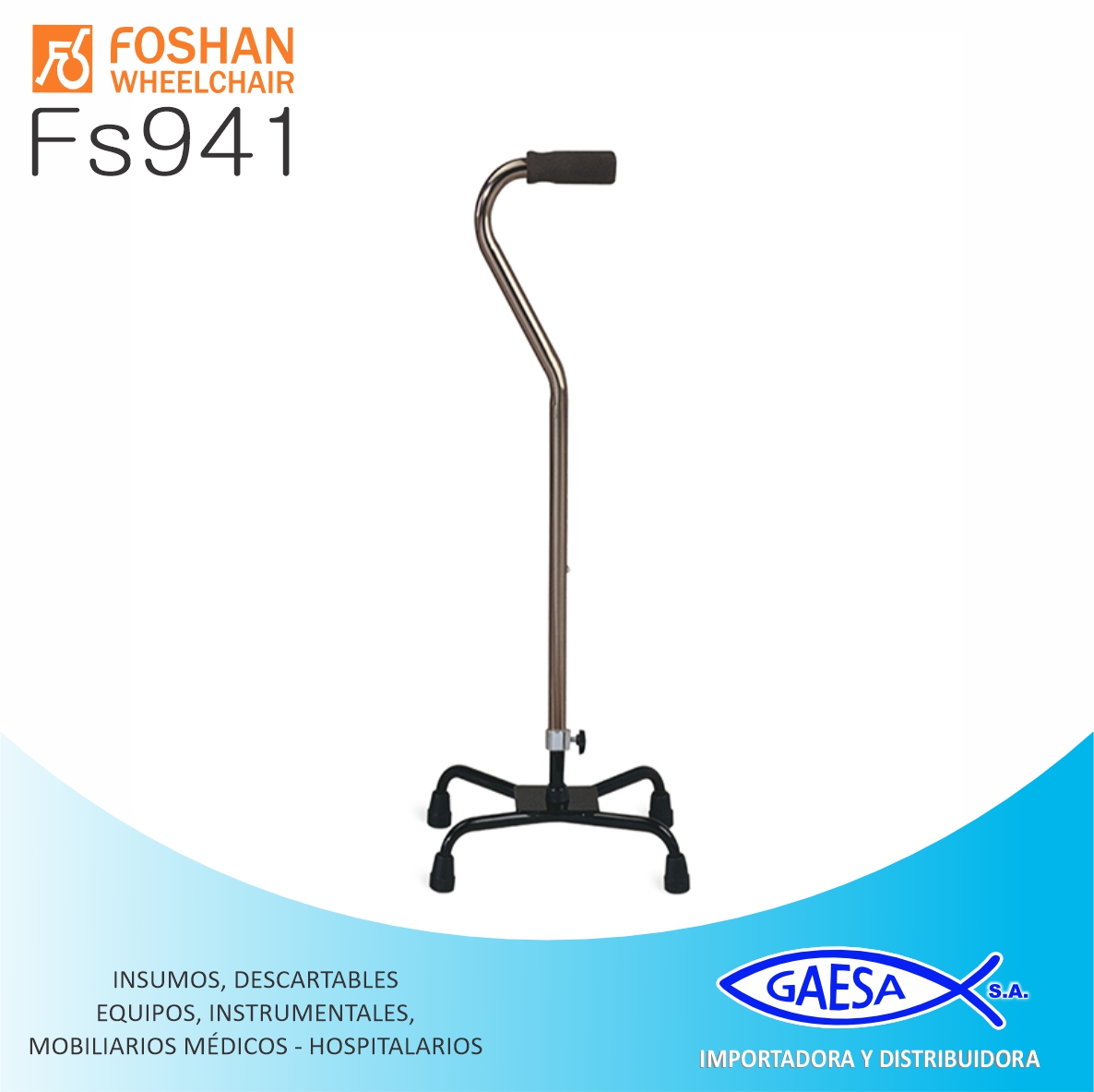 BASTON DE 4 PUNTAS MOD FS941 FOSHAN