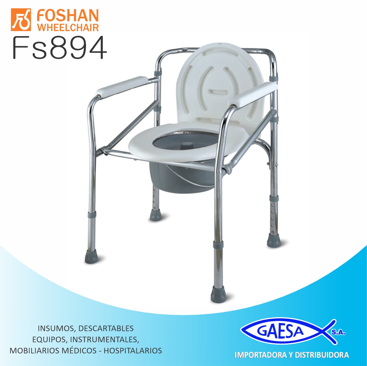 INODORO PORTATIL PLEGABLE MOD FS894L FOSHAN