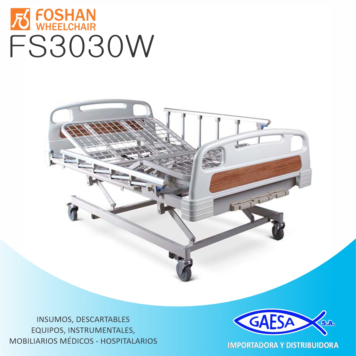 CAMA MANUAL 3 FUNCIONES MOD FS3030W FOSHAN