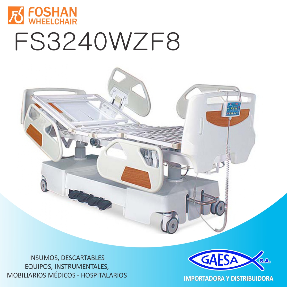 CAMA ELECTRICA 5 FUNCIONES MOD FS3240WZF8 FOSHAN