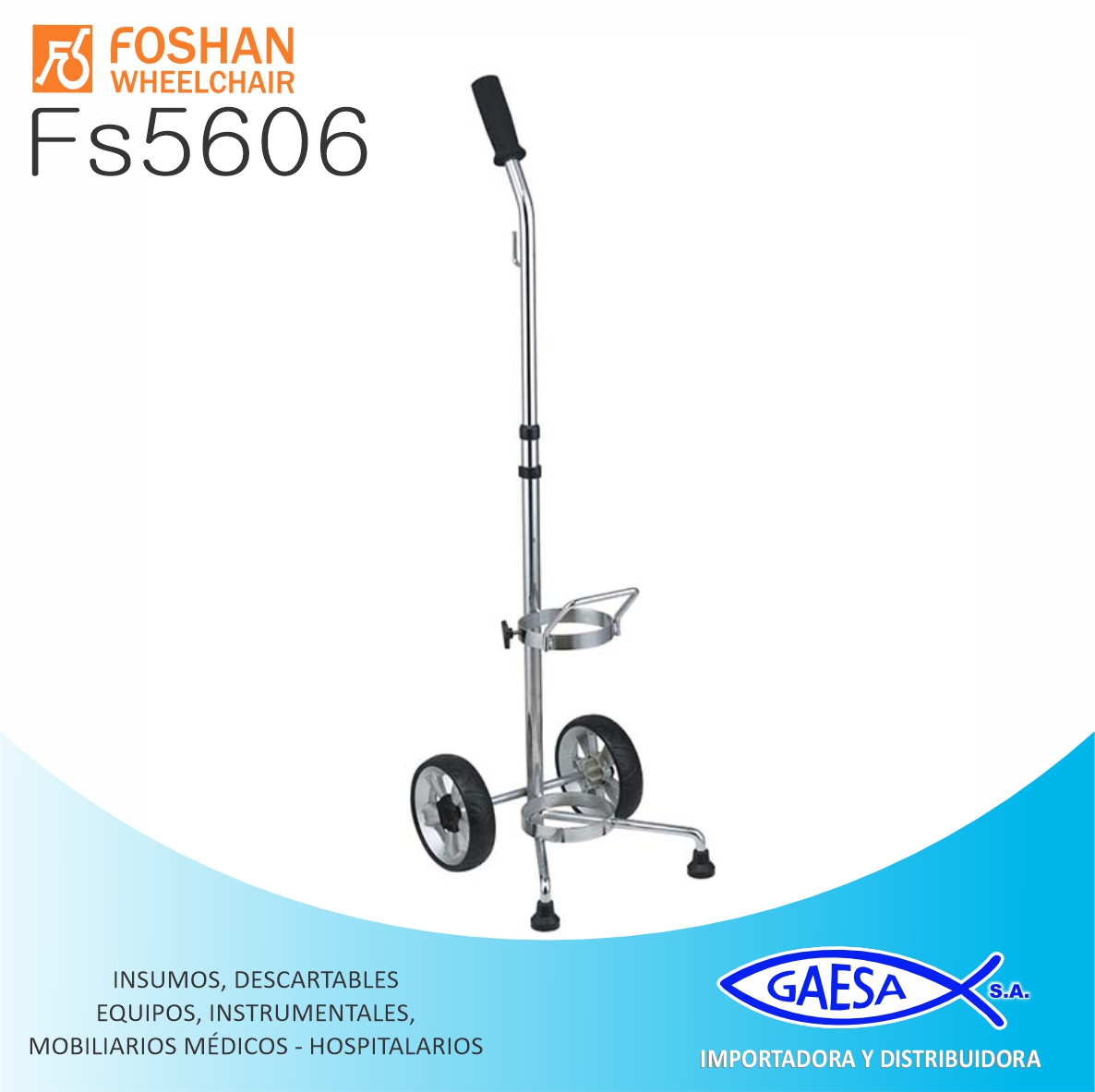 PORTA BALON DE OXIGENO MOD FS5606 FOSHAN