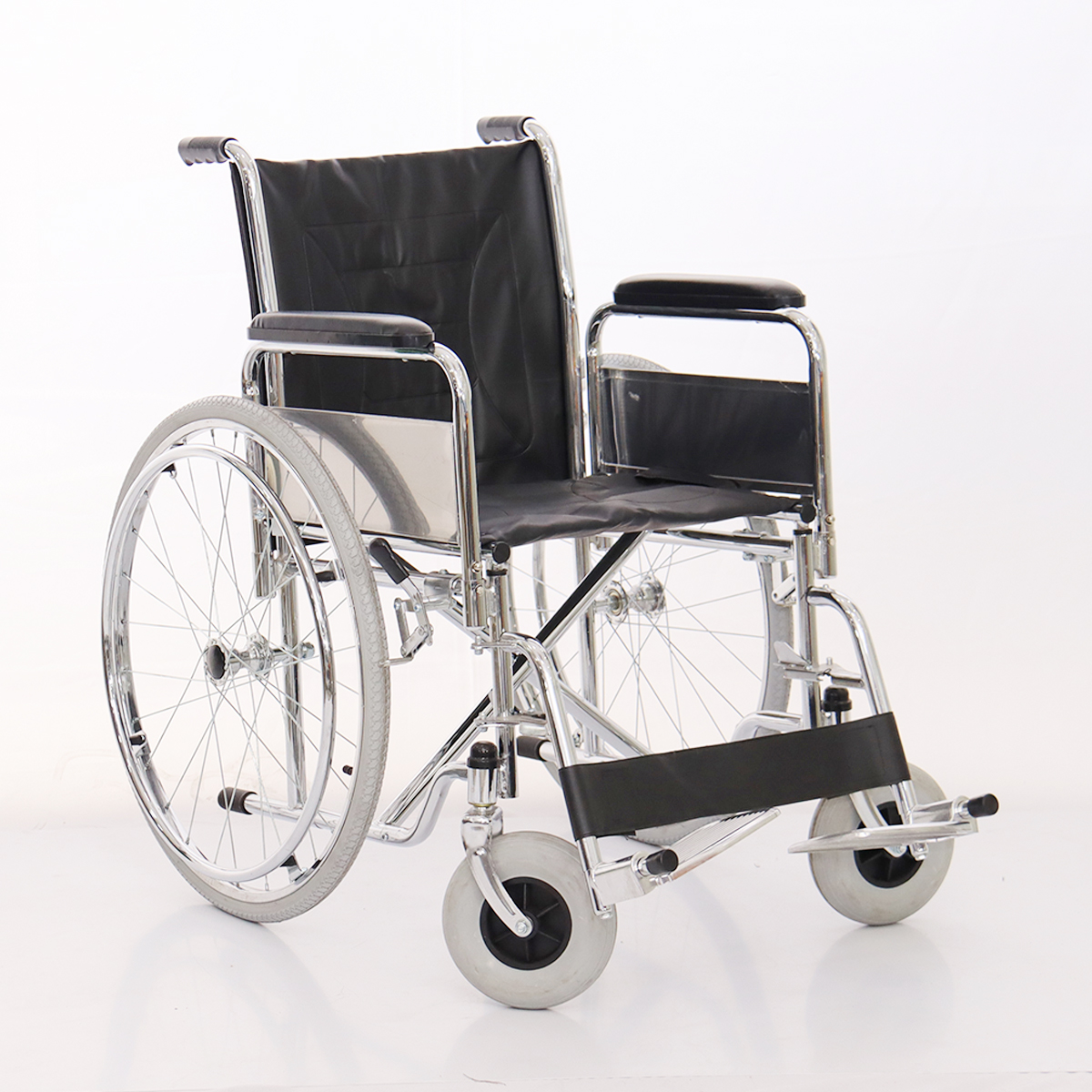 SILLA DE RUEDAS CROMADA MOD FS809 FOSHAN - Imagen 5