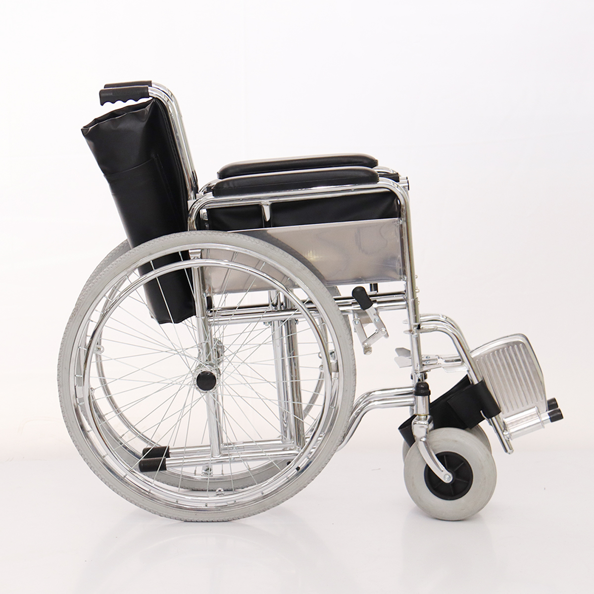 SILLA DE RUEDAS CROMADA MOD FS809 FOSHAN - Imagen 4