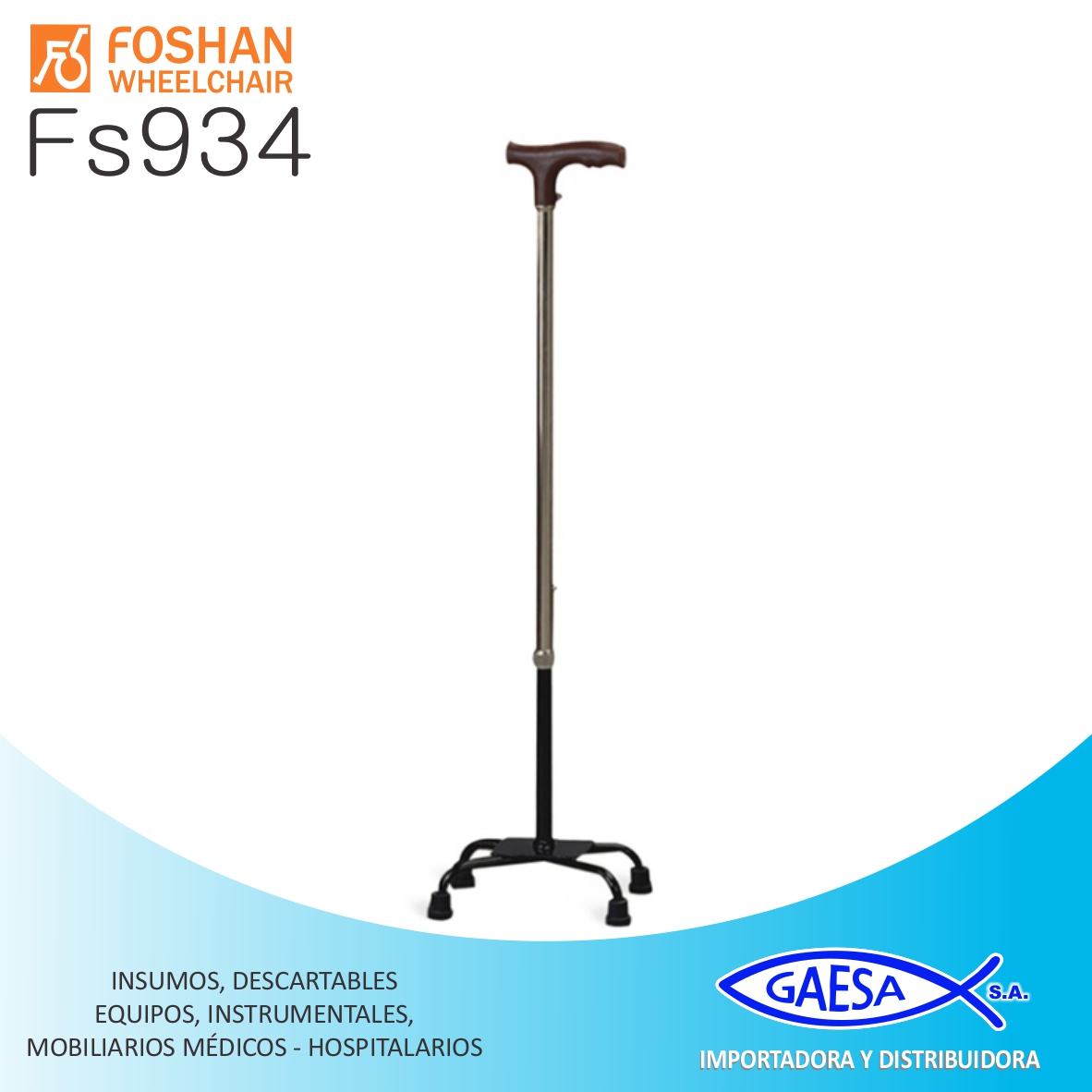 BASTON DE 4 PUNTAS MOD FS934 FOSHAN