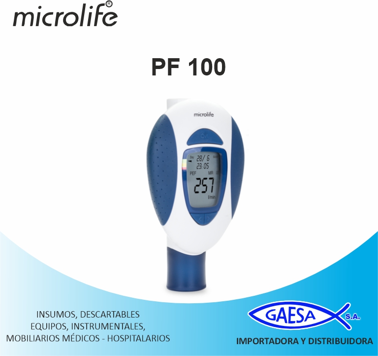 MEDIDOR DE ASMA MOD PF 100 MICROLIFE