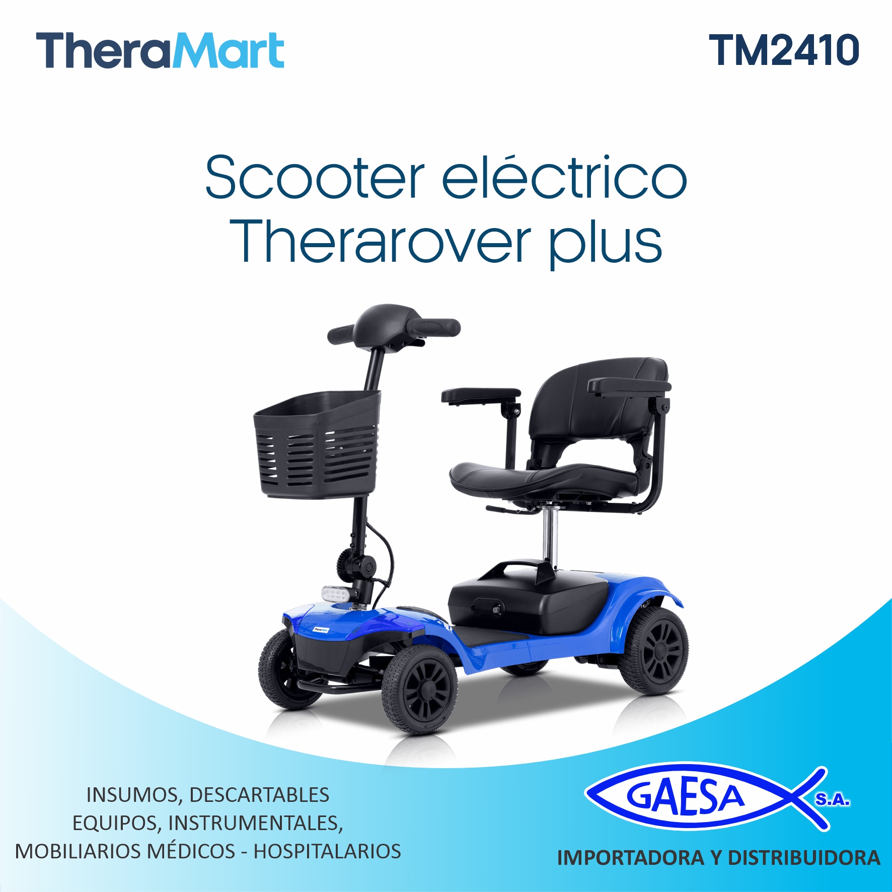 SCOOTER ELECTRICO P/ MOVILIDAD THERAROVER PLUS