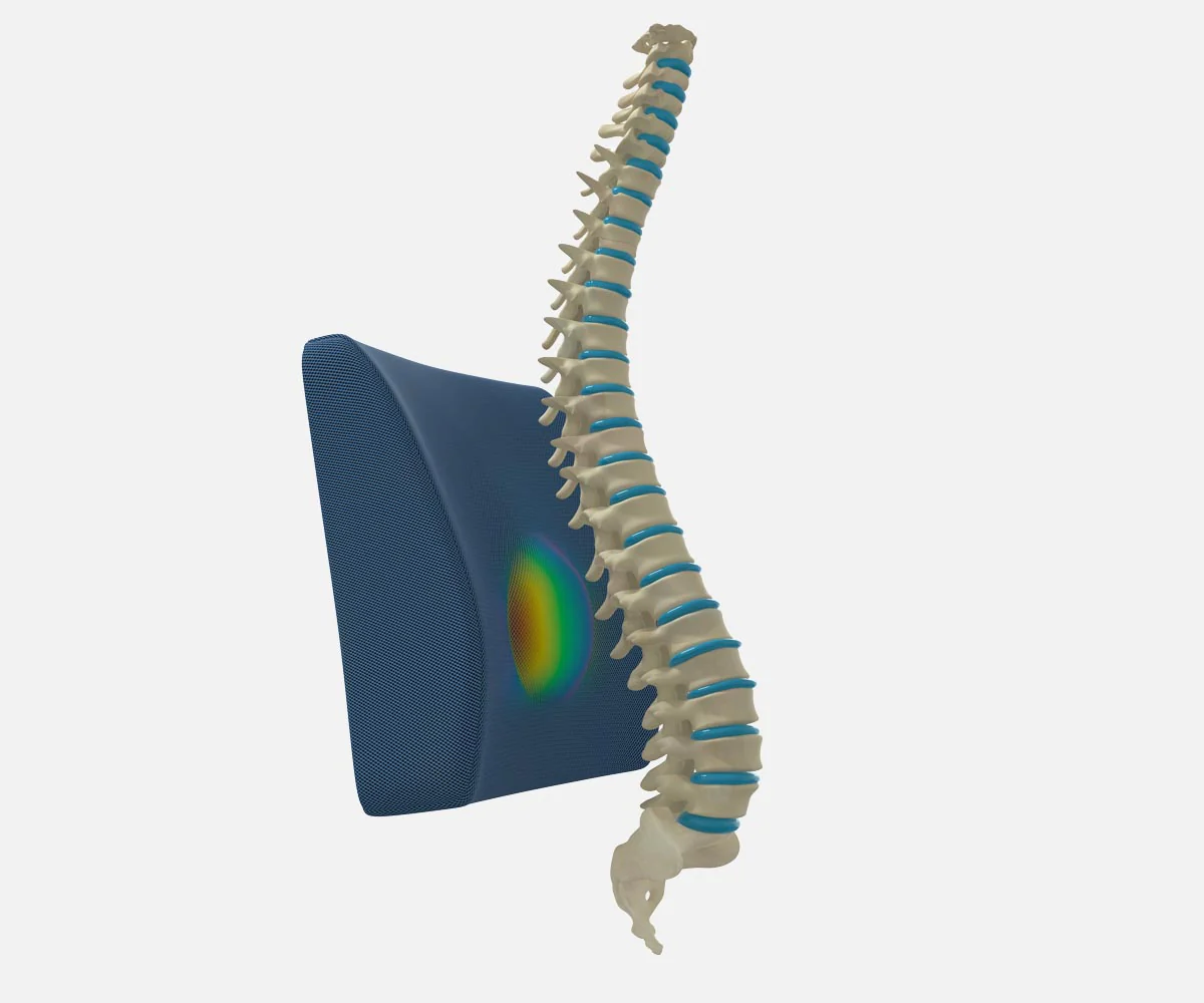 COJIN LUMBAR DE ESPUMA MOD TM320 THERASHAPE THERAMART - Imagen 3