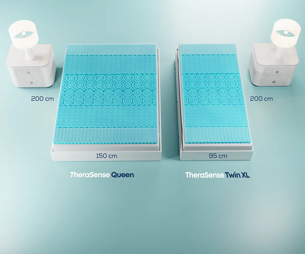 TOPPER PARA COLCHON ANTIESCARAS MOD TM430-Q THERASENSE THERAMART - QUEEN - Imagen 5