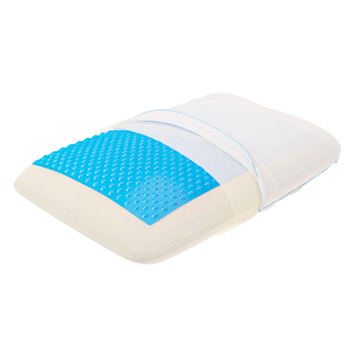 ALMOHADA CON CAPAS DE GEL MOD TM110 THERAGEL BLUE THERAMART - Imagen 6