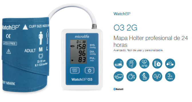 TENSIOMETRO DIGITAL MOD WBP 03 AFIB MICROLIFE - Imagen 2